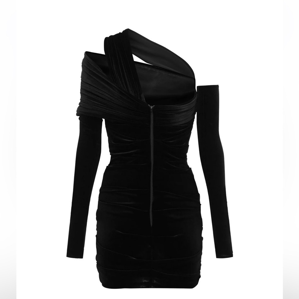 Alex Perry Laken Velvet Dress - Picture 2 of 7